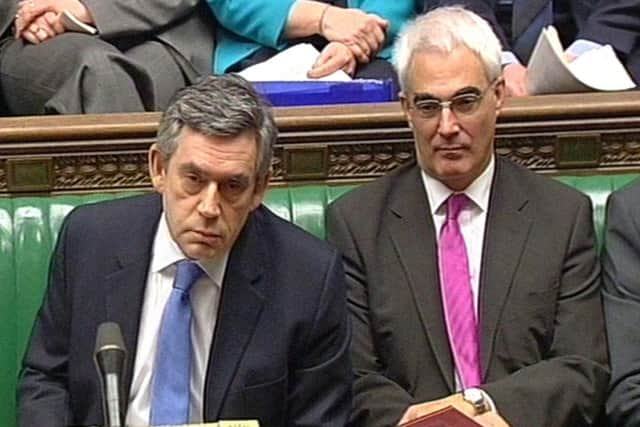 Prime Minister Gordon Brown and Chancellor Alistair Darling in 2008.Picture: PA