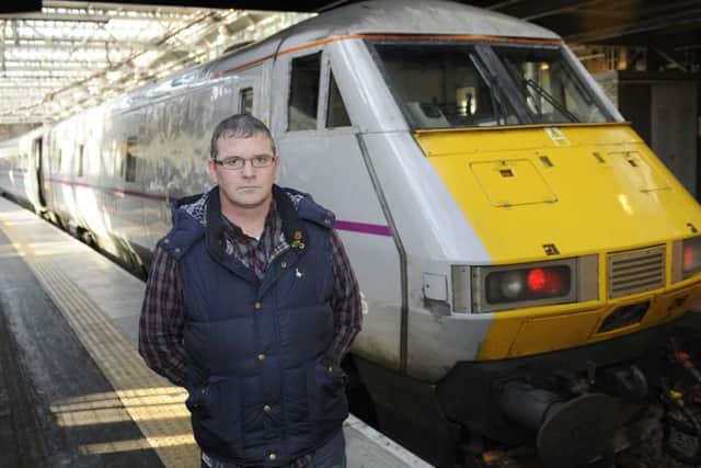 Rail worker Mark Doughty who was sacked by East Coast. Picture: Greg Macvean