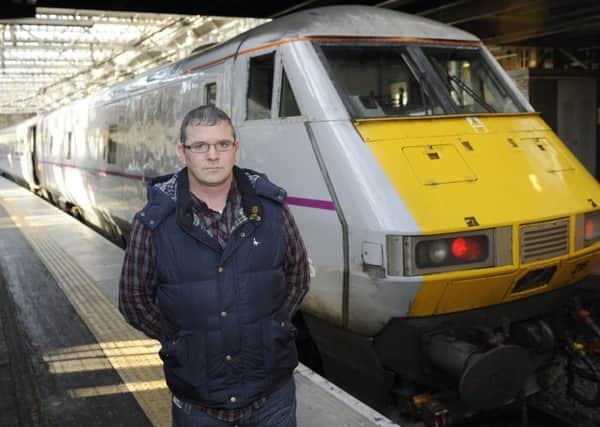 Rail worker Mark Doughty who was sacked by East Coast. Picture: Greg Macvean