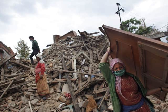 The quake has devastated parts of Nepal. Picture: AP