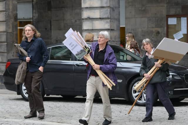 Campaigners have fought the Craighouse development plans. Picture: Neil Hanna