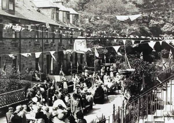 VE Day celebrations in Kemp Place, Stockbridge. Picture: Capital Collections