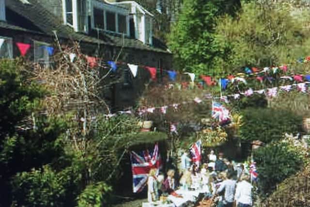 Residents recreate the VE day celebrations.