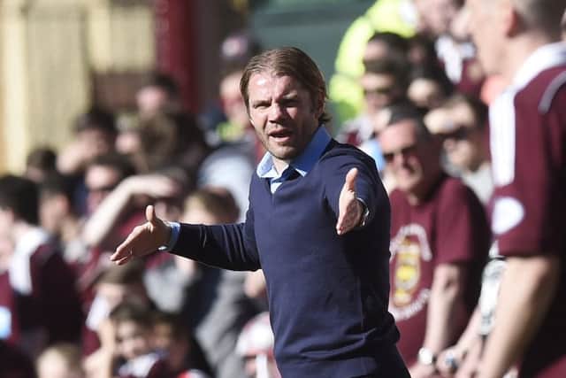 Hearts head coach Robbie Neilson. Picture: Greg Macvean