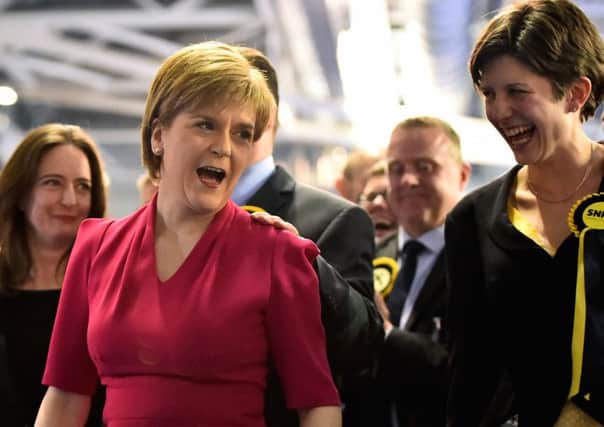 Leader of the SNP Nicola Sturgeon attends the Glasgow declarations. Picture: Getty
