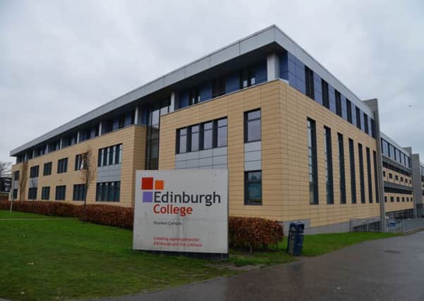Edinburgh College is being bullish about figures. Picture: Jon Savage
