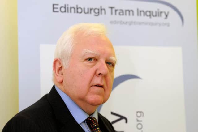 Lord Hardie heads the inquiry into Edinburghs delayed and overbudget trams project. Picture: Lisa Ferguson
