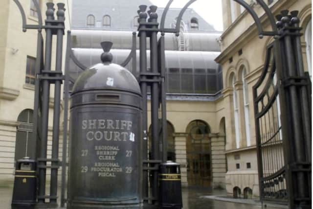 Edinburgh Sheriff Court. Picture: TSPL