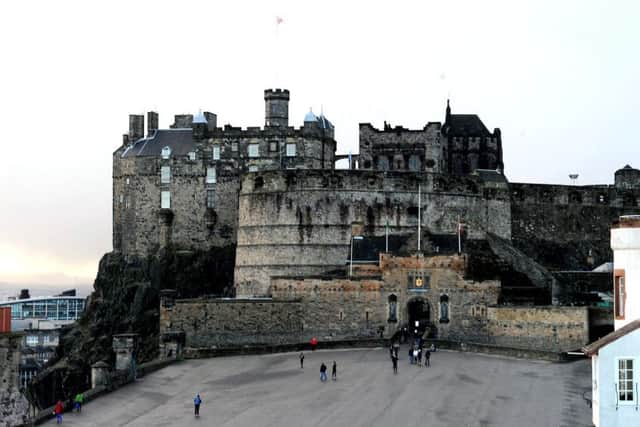 Edinburgh Castle esplanade. Pic: Lisa Ferguson