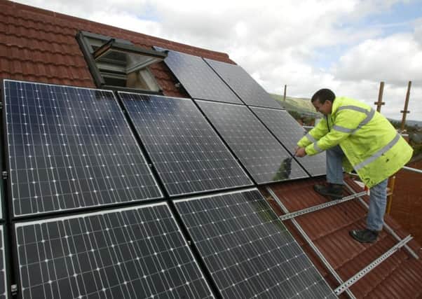 Council buildings are to be fitted with solar panels. Picture: PA