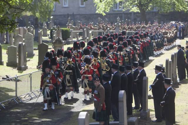 The 100th Anniversary Commemoration of the Quintinshill Rail Disaster. Picture: Toby Williams
