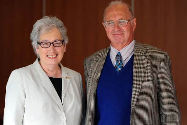 Economists Jim and Margaret Cuthbert. Picture: Ian Rutherford