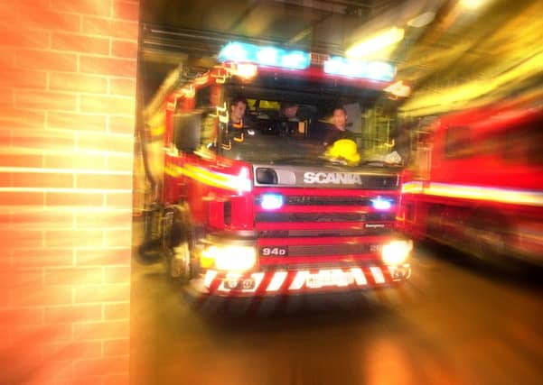Firefighters are battling the blaze near the RHS. Picture: Tony Marsh