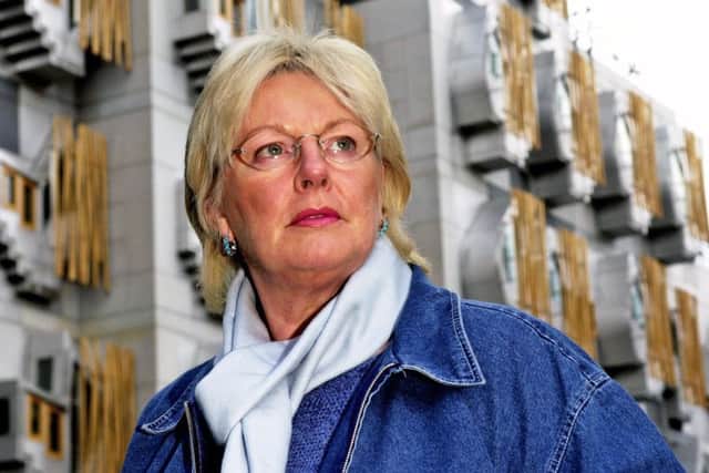 Late MSP Margo MacDonald. Picture: Esme Allen