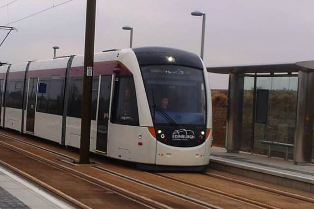 Edinburgh Trams have been running for one year.Picture: comp