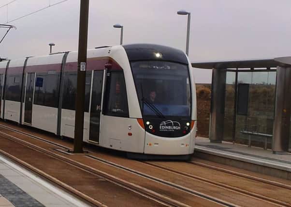 Edinburgh Trams have been running for one year.Picture: comp