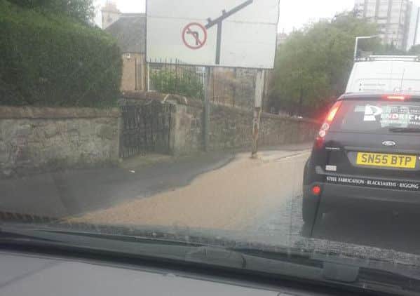 Traffic has been affected by the flooding. Picture: @cambiecams