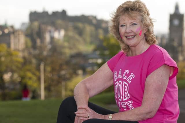 Sing in the City member Irene Donaldson has just overcome breast cancer. Picture: Lesley Martin