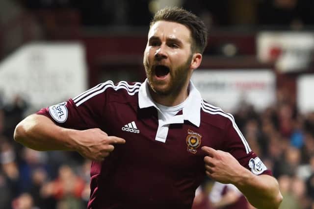 James Keatings scored 11 goals for Hearts last term