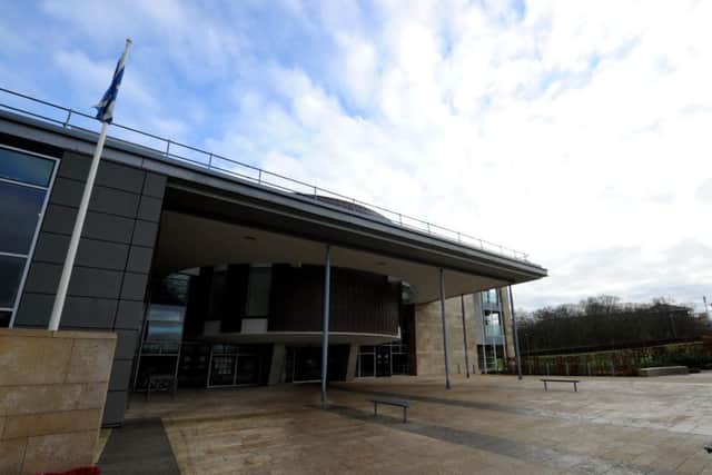 Derek Hardie of pleaded guilty to a firearms offence at Livingston Sheriff Court. Picture: Lisa Ferguson