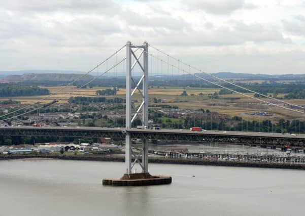 There is a spill on the Forth Road Bridge. Picture: Ian Rutherford