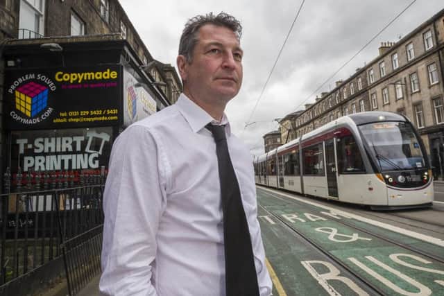 Grant McKeeman says he has never set foot on board a tram and continues to be a harsh critic. Picture: Scott Taylor