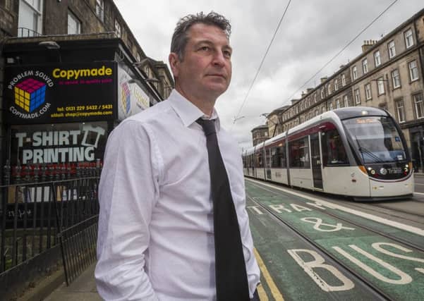 Grant McKeeman says he has never set foot on board a tram and continues to be a harsh critic. Picture: Scott Taylor