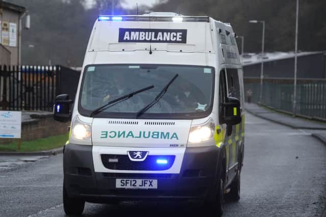 The emergency services were called to the event and administered treatement at the site. Picture: TSPL
