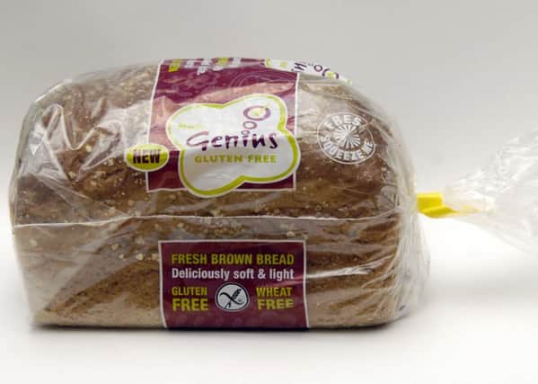 Gluten free bread from Genius. Pic: phil Wilkinson