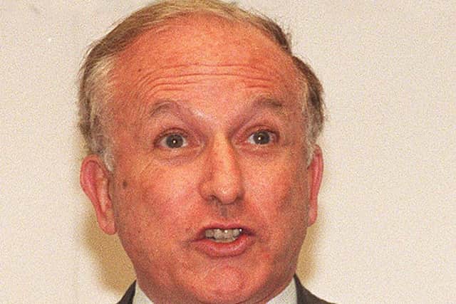 File photo from 1996 of Lord Janner. Police in Scotland are reportedly investigating a historic complaint against the peer. Picture: PA