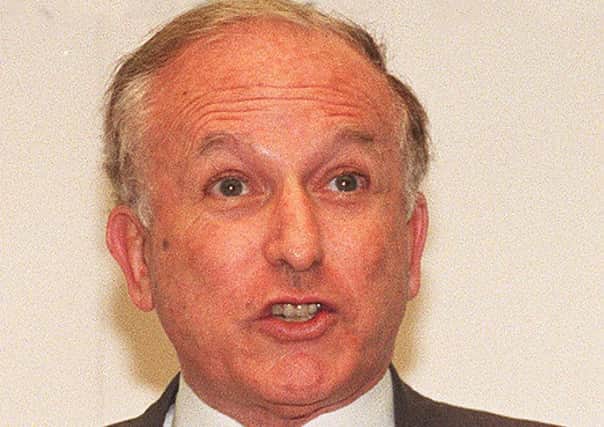 File photo from 1996 of Lord Janner. Police in Scotland are reportedly investigating a historic complaint against the peer. Picture: PA