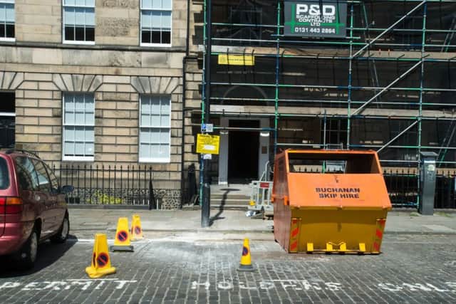 Parking bay charges for skips are to increase. Picture: Andrew O'Brien
