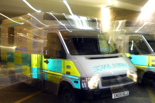 Two lorries and a car were involved in the crash. Picture: Jane Barlow