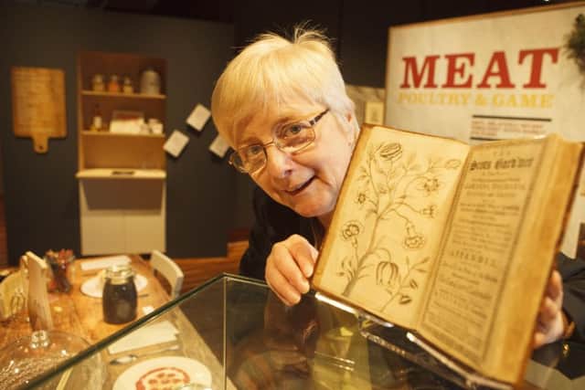 Olive Geddes with John Reid's The Scots Gard'ner. Picture: Toby Williams