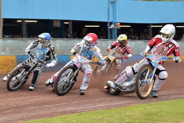 From left: Erik Riss and Max Clegg struggled against James Sarjeant and Victor Palovaara. Picture: Ron MacNeill