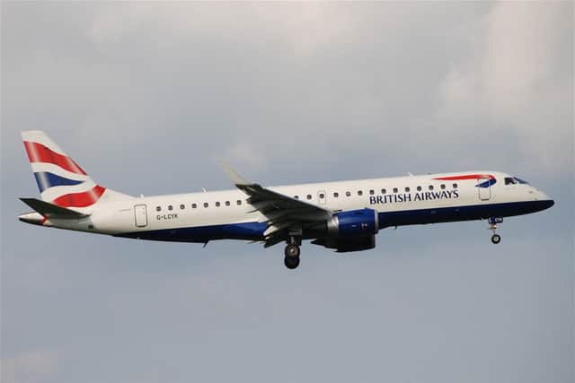 A British Airways aircraft similar to the plane involved. Picture: Wiki Commons