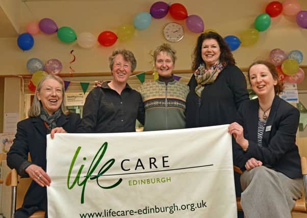 Kathy Elliott, Mary Halligan, Su Millar, Vicki Bradley and Caroline Heywood from LifeCare. Picture: Jon Savage