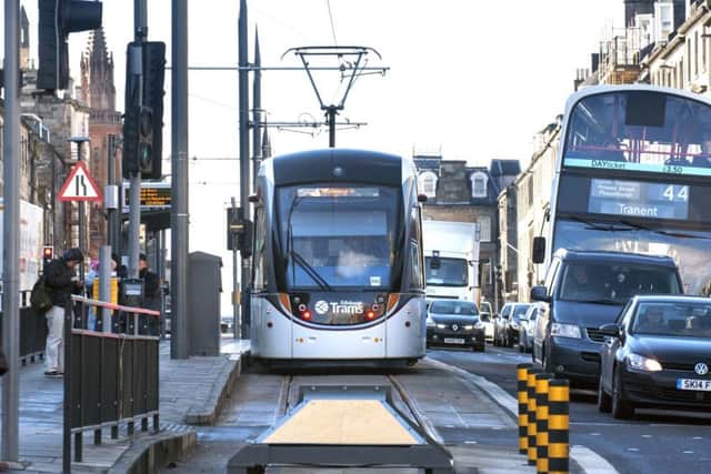 The end of the current line at York Place. Picture:v Jane Barlow