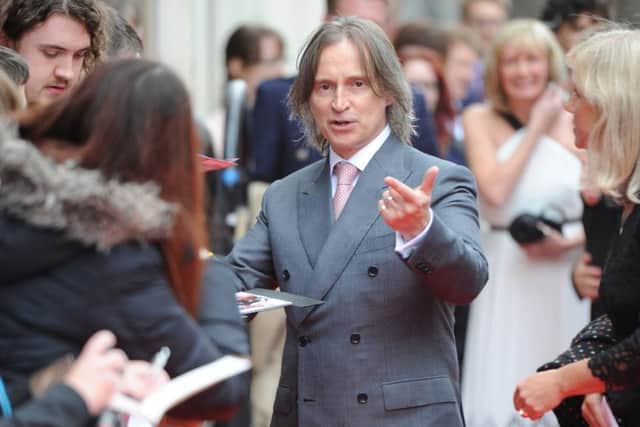 Robert Carlyle on the red carpet. Picture: Neil Hanna
