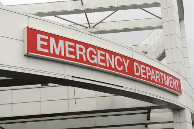 A man was taken to Edinburgh Royal Infirmary with arm injuries last night. Pic: Greg Macvean