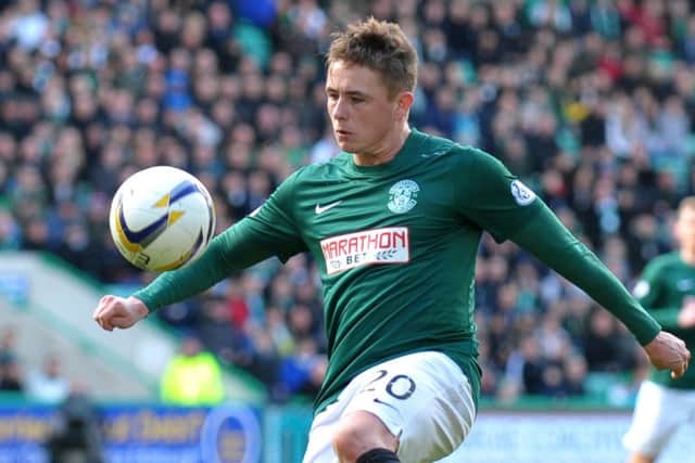 Hibs' Scott Allan. Picture : Jane Barlow