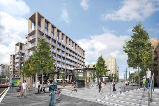 An artist's impression of the next stage of the Springside development