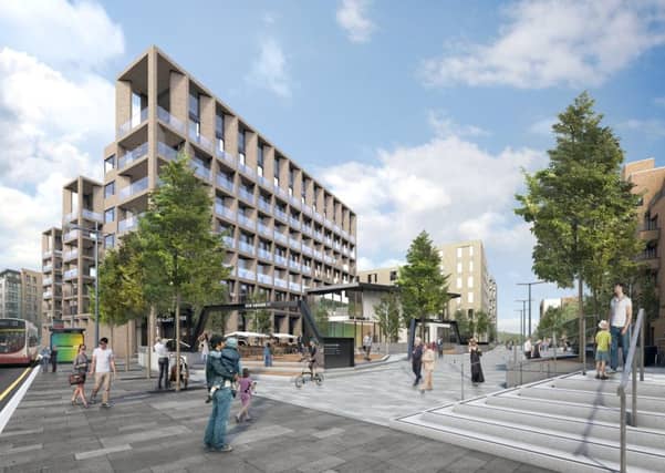 An artist's impression of the next stage of the Springside development
