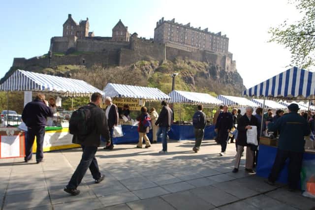 The Edinburgh Farmers' Market is celebrating 15 years of success. Picture: Phil Wilkinson