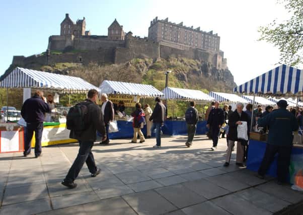 The Edinburgh Farmers' Market is celebrating 15 years of success. Picture: Phil Wilkinson
