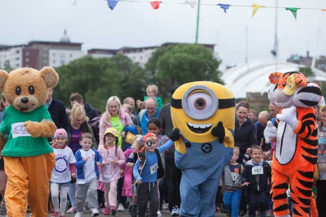 Hundreds of walkers of all ages took part