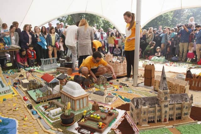 Edinburgh's landmarks in cake-form. Picture: Toby Williams