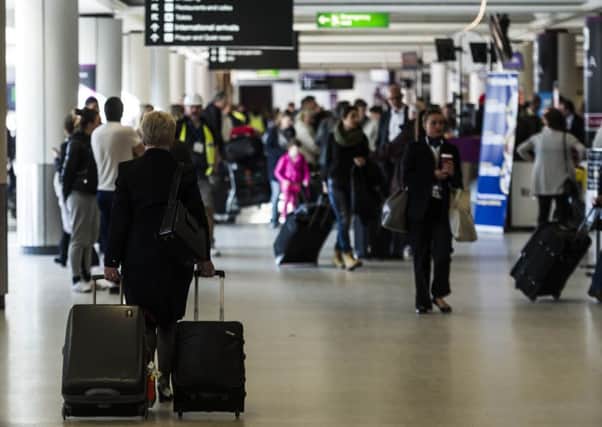 Edinburgh Airport has seen delays. Picture: Scott Taylor