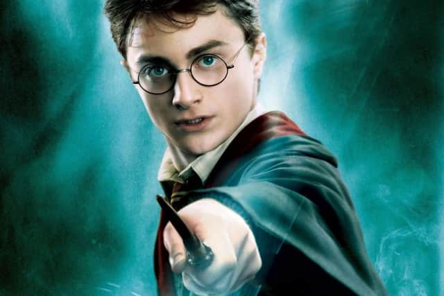 Daniel Radcliffe as JK Rowling's boy wizard, Harry Potter