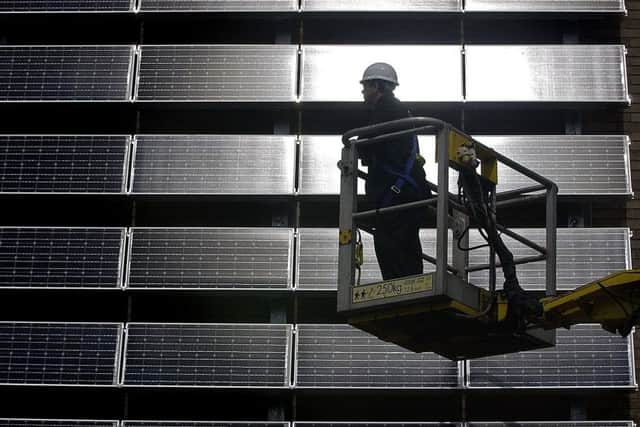 Twenty-five council buildings in Edinburgh will benefit from the installation of sonar panels. Picture: Toby Williams